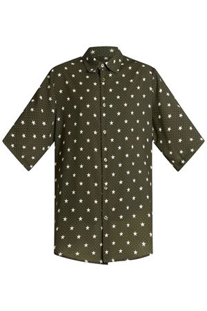 Green viscose shirt YES LONDON | XCM720505
